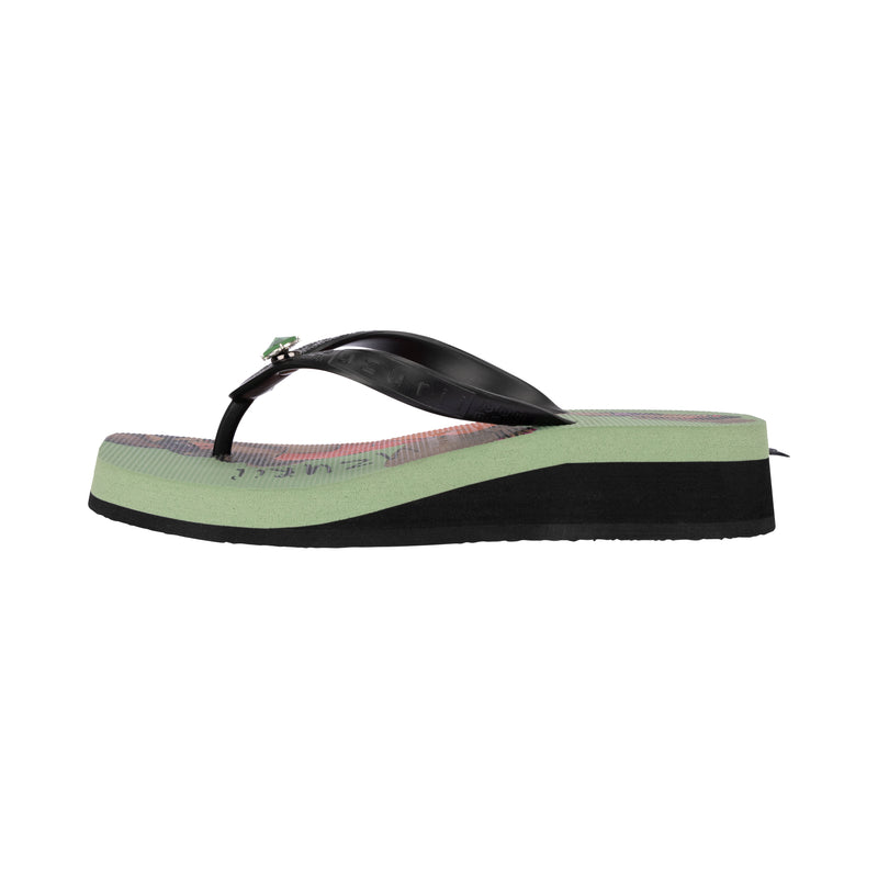 Beach Cocktail Girl Mid Heel - Groen