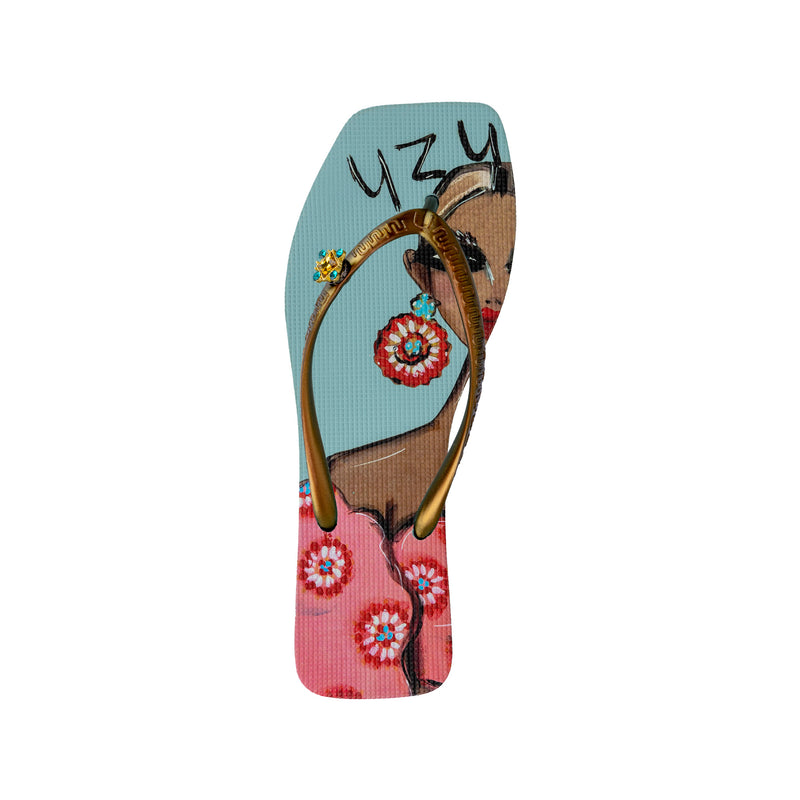 Beach Printed Claudia - Blauw