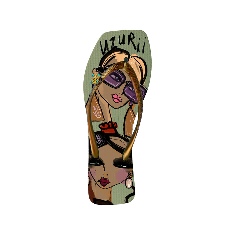 Beach Printed Stella - Groen