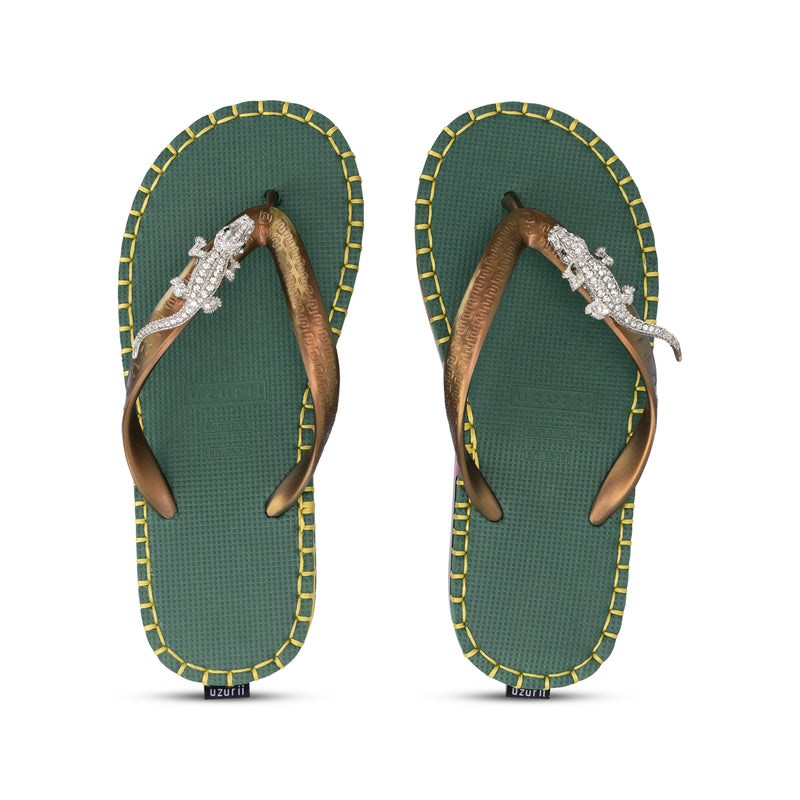 Crocodile Colorful Army - Army Green
