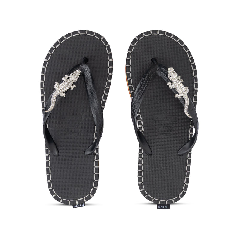 Crocodile Colorful Black - black