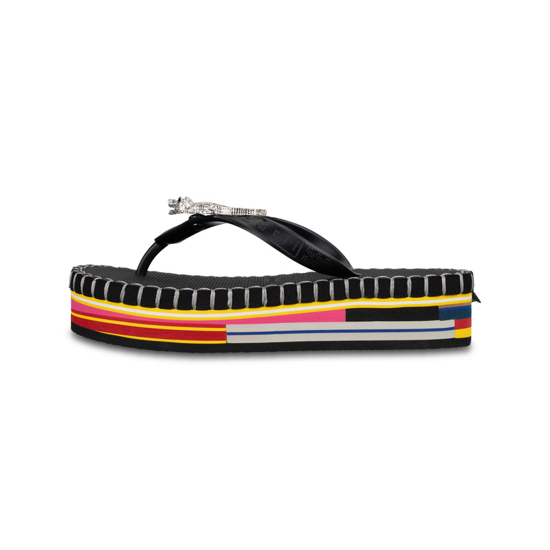 Crocodile Colorful Black - black