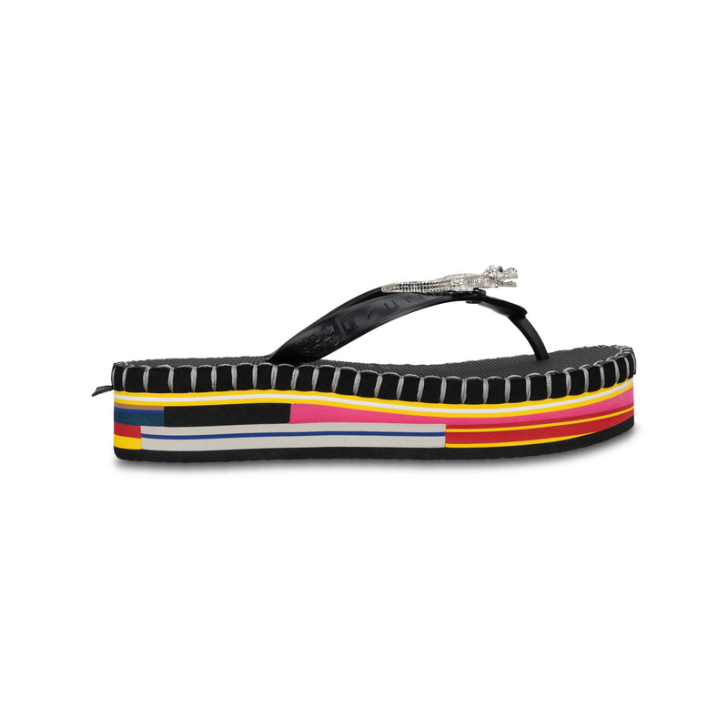 Crocodile Colorful Black - black