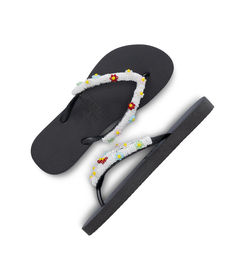 Flowery White Aby - Zwart