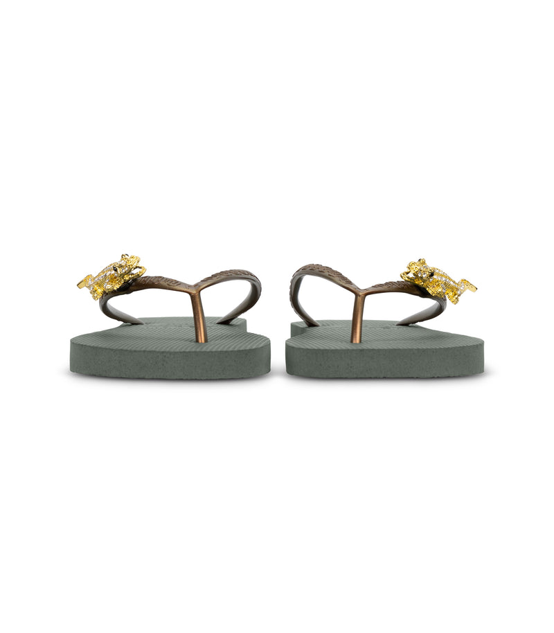Gold Crocodile Switch - Legergroen