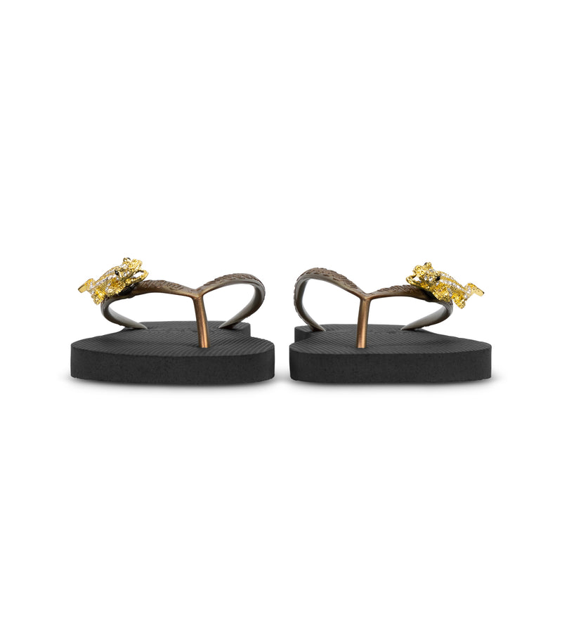 Gold Crocodile Switch - Zwart