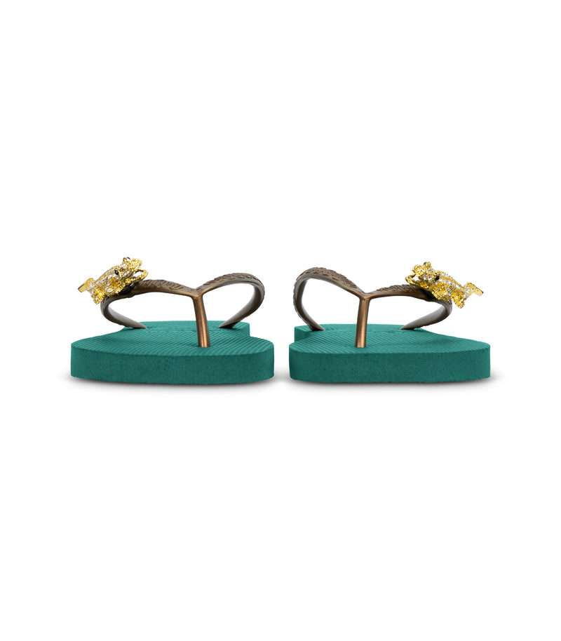 Gold Crocodile Switch - Bosgroen