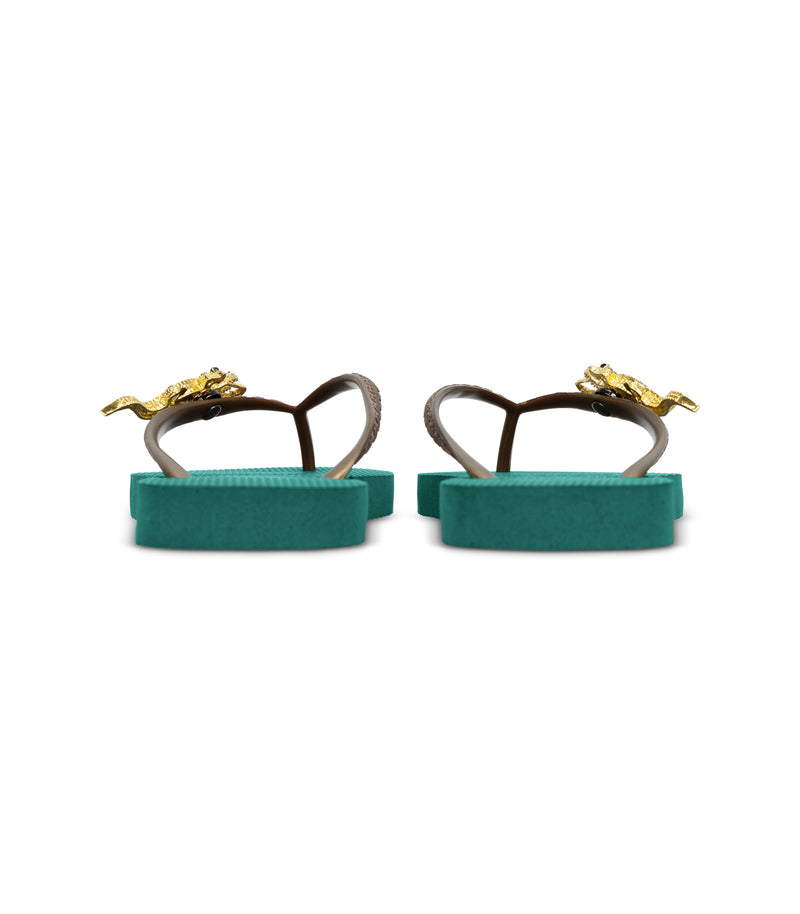 Gold Crocodile Switch - Bosgroen