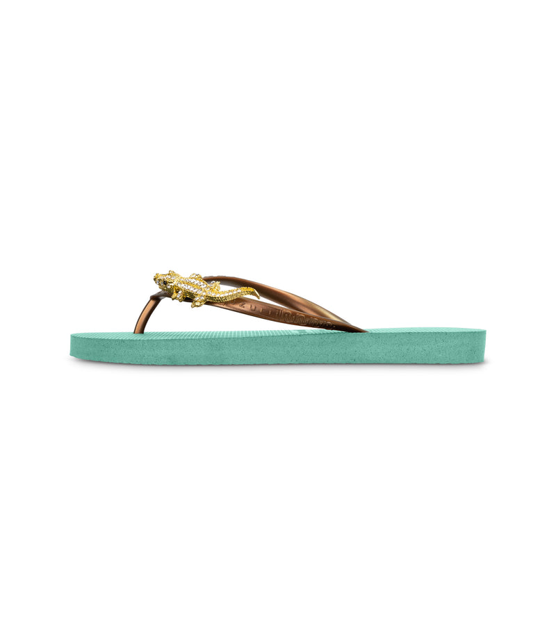 Gold Crocodile Switch - Mintgroen