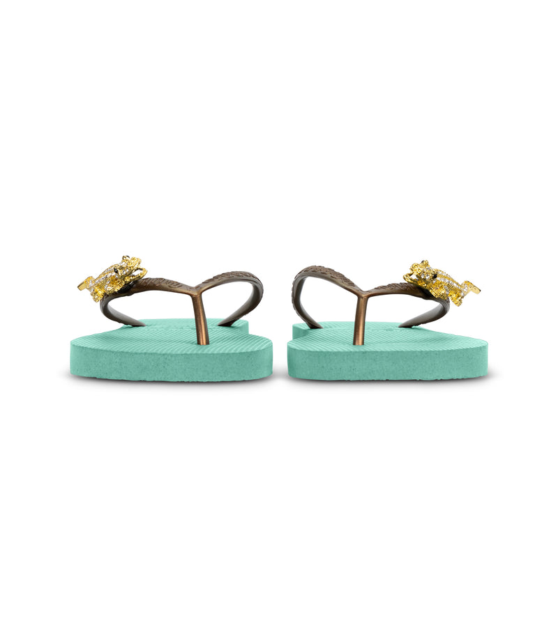 Gold Crocodile Switch - Mintgroen