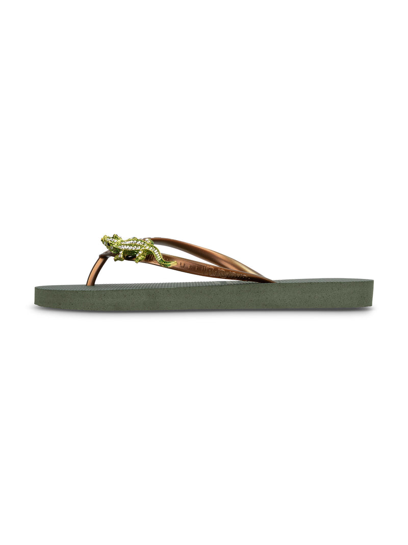 Green Crocodile Switch - Legergroen