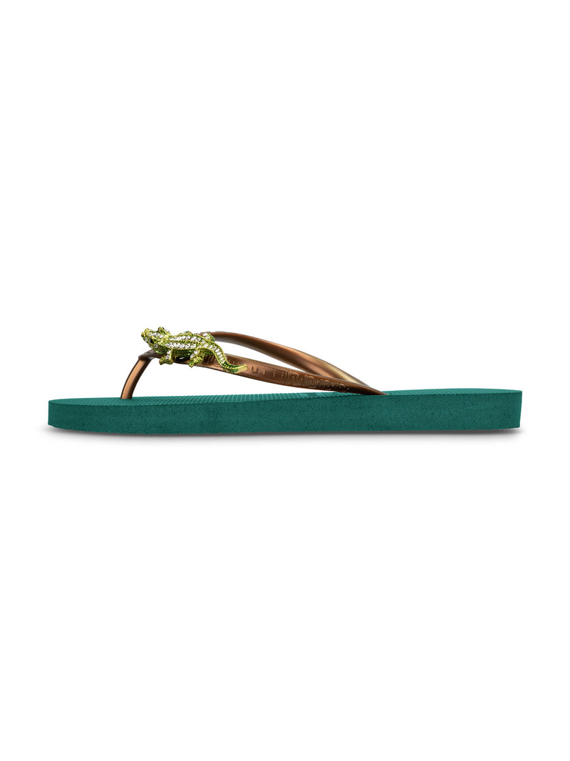 Green Crocodile Switch - Bosgroen