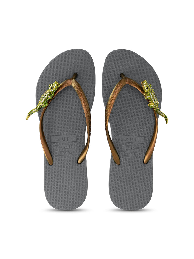 Green Crocodile Switch - Zilver