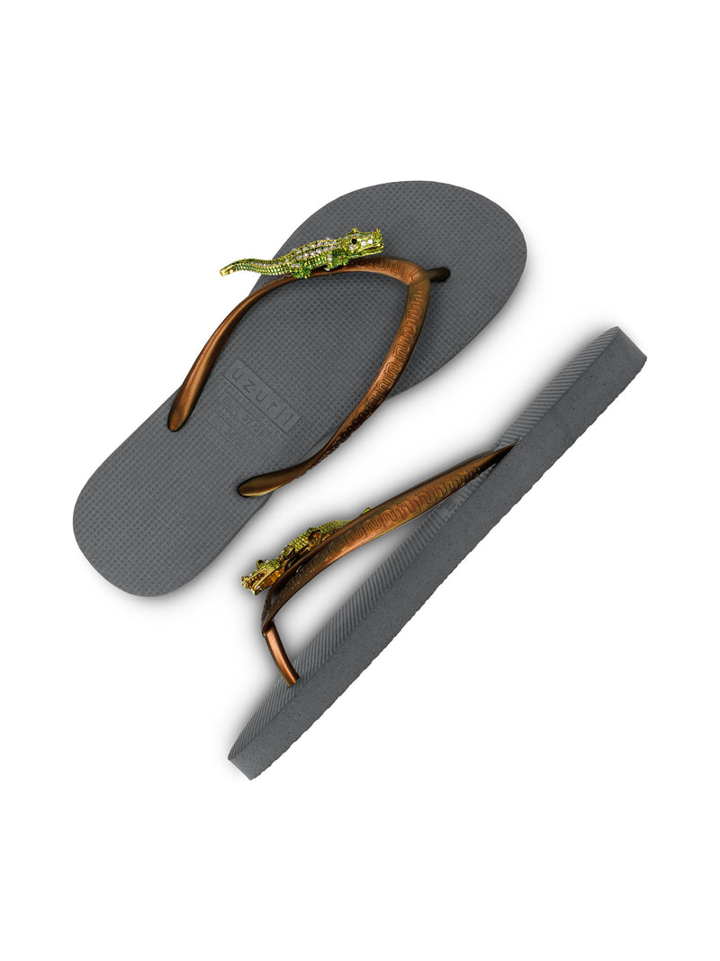 Green Crocodile Switch - Zilver