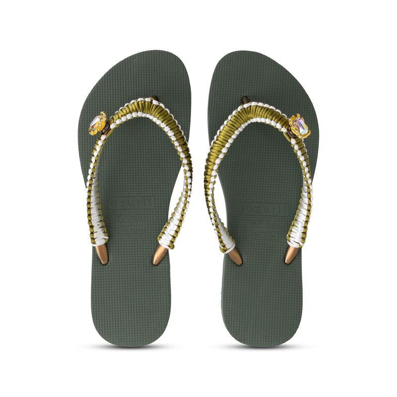 Green Macrame Switch - Army Green