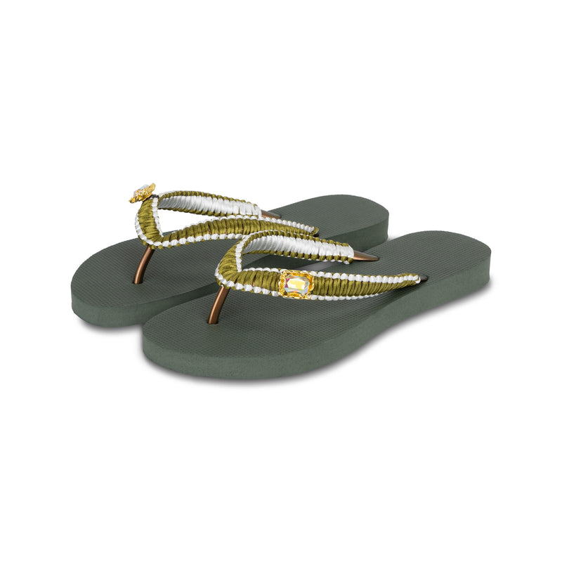Green Macrame Switch - Army Green