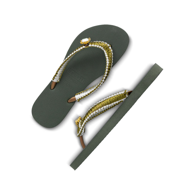 Green Macrame Switch - Army Green