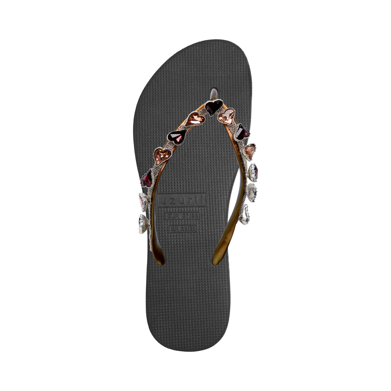 Heart Bronze - Zwart