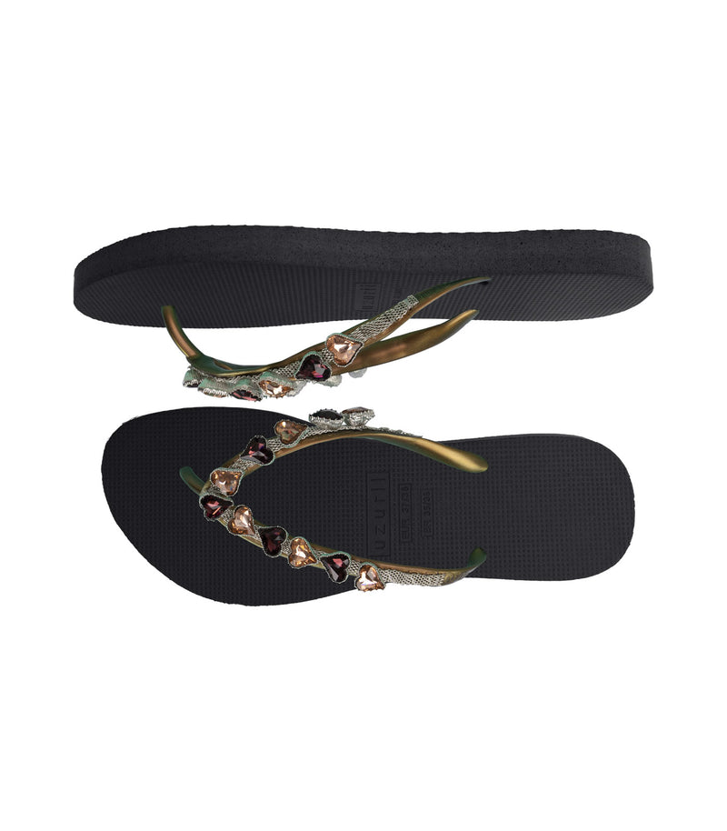 Heart Bronze - Zwart