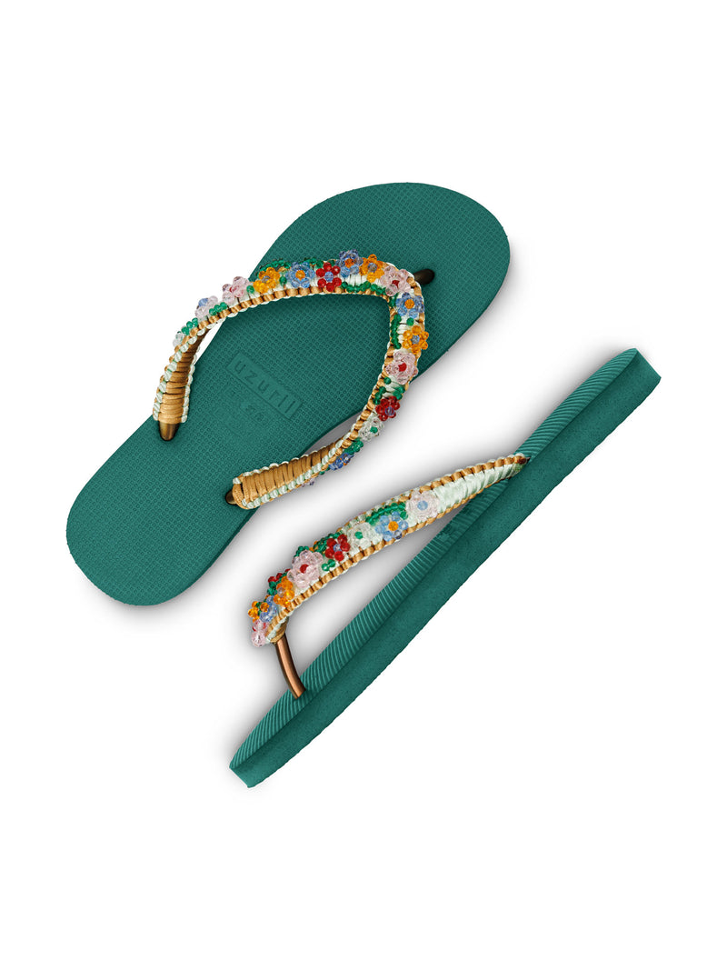 Macrame Daisy - Bosgroen