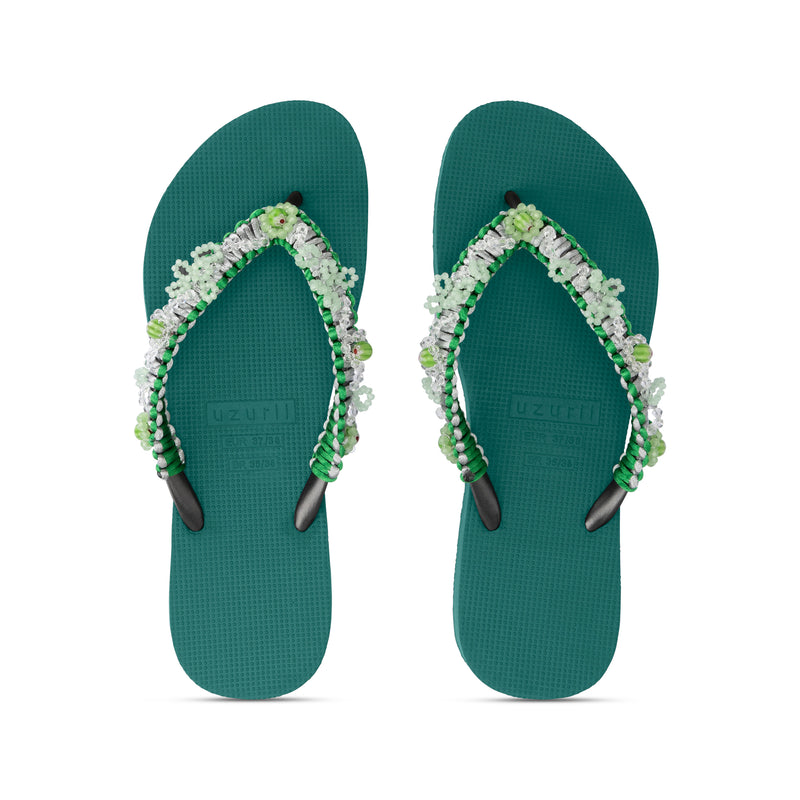 Macrame Green Blossom - Bosgroen