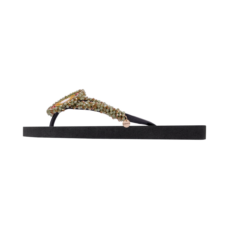 Maria Army Green - Zwart