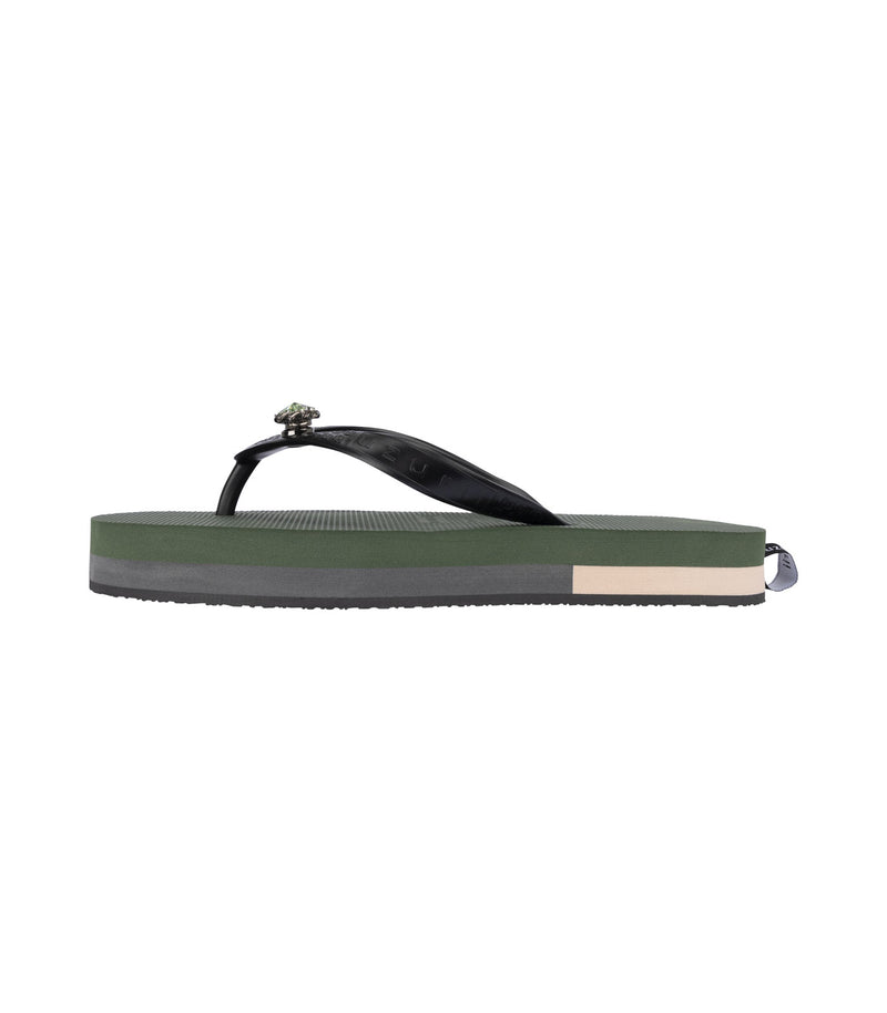 Mondriaan Switch Mid Heel - Legergroen