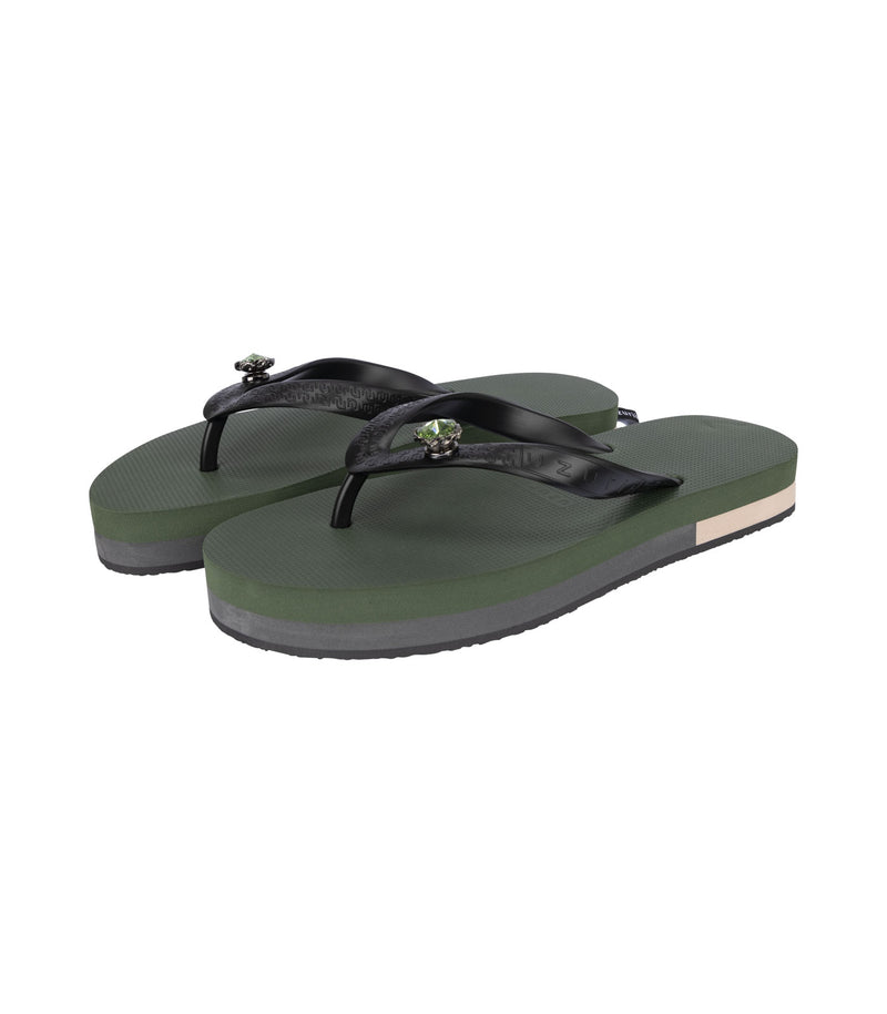 Mondriaan Switch Mid Heel - Legergroen