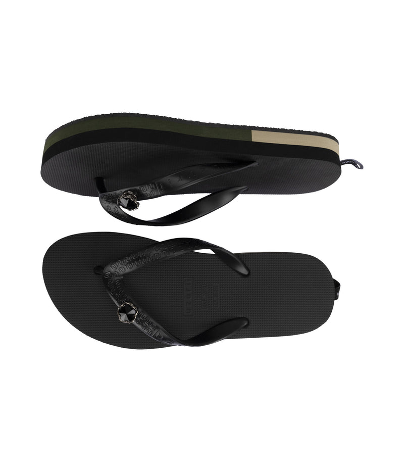 Mondriaan Switch Mid Heel - Zwart