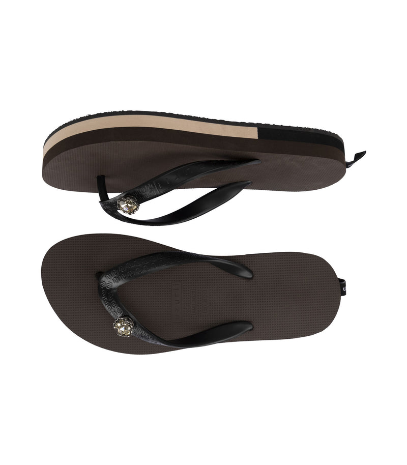 Mondriaan Switch Mid Heel - Koffie