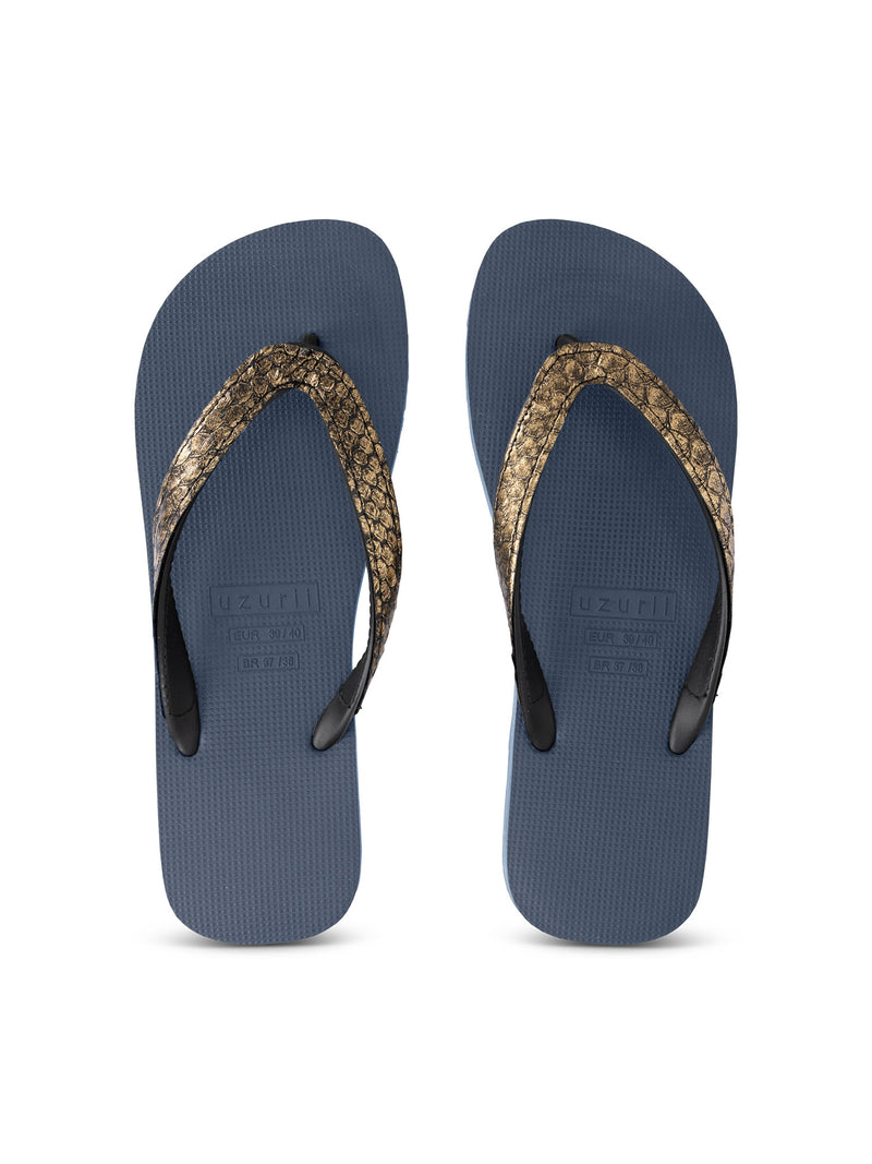 Python Bronze - Marineblauw
