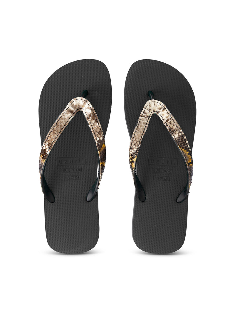 Python Taupe - Zwart