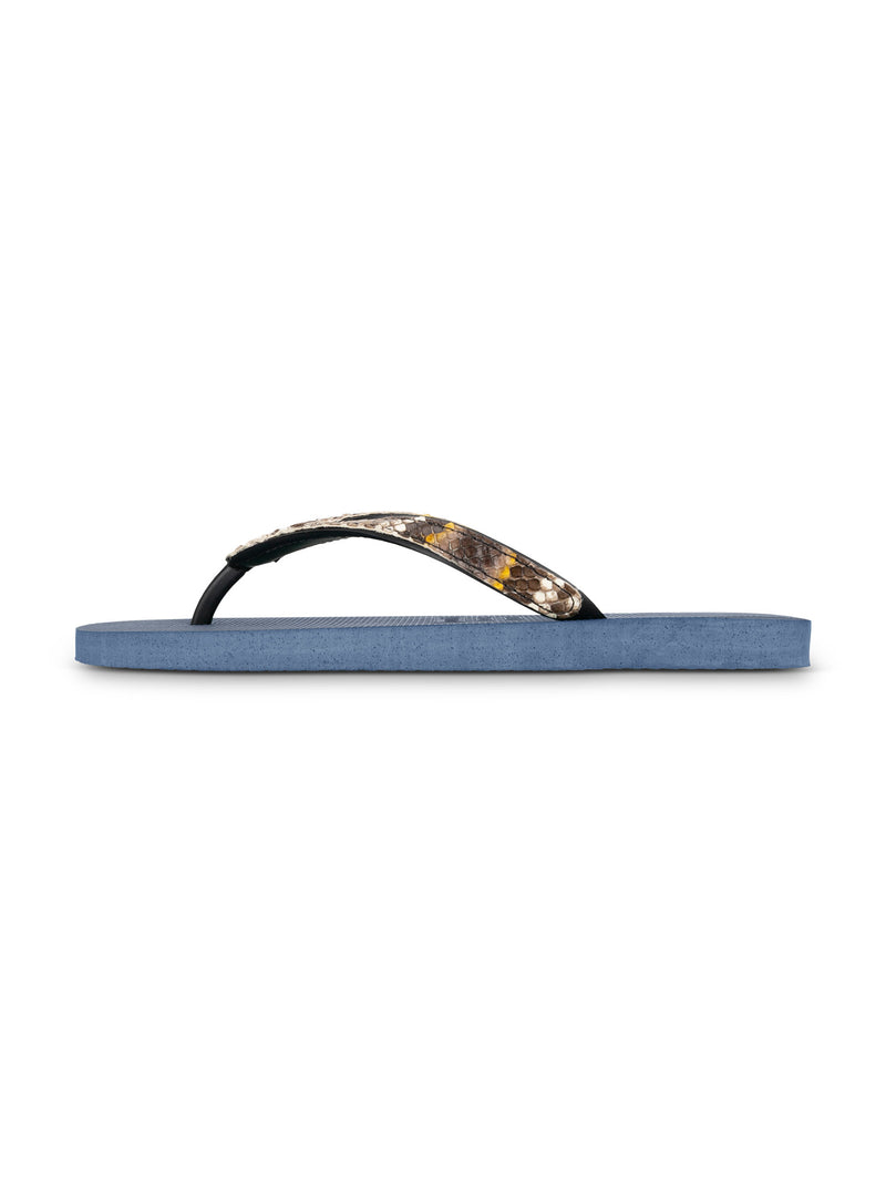 Python Taupe - Marineblauw