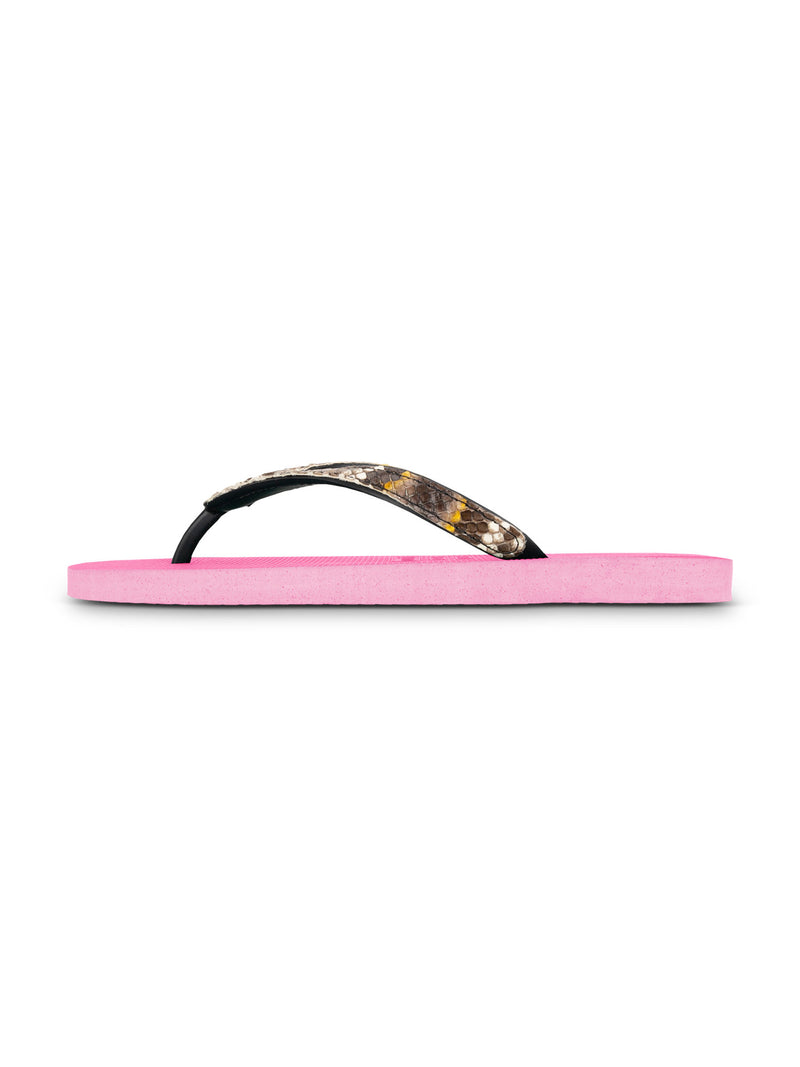 Python Taupe - Neon Roze