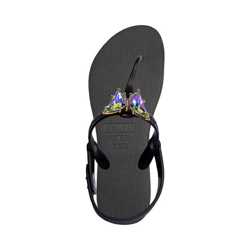 Selena Butterfly Chrystal - Zwart