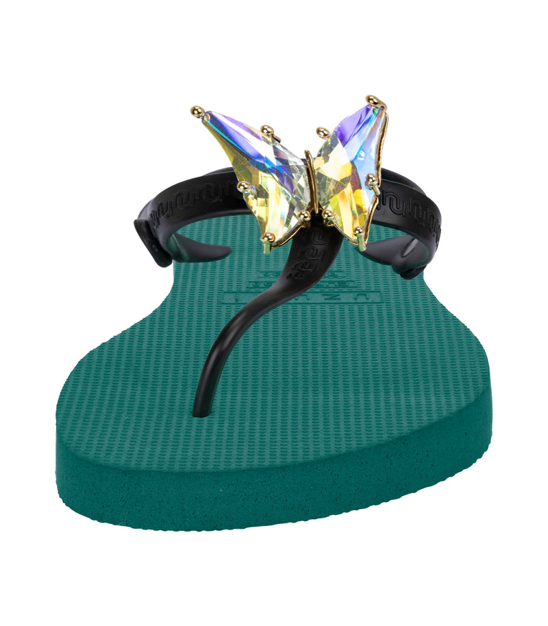 Selena Butterfly Chrystal - Bosgroen