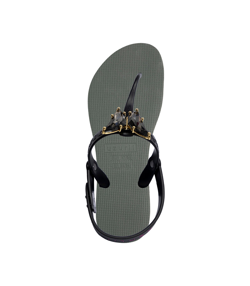 Selena Butterfly Silver - Legergroen