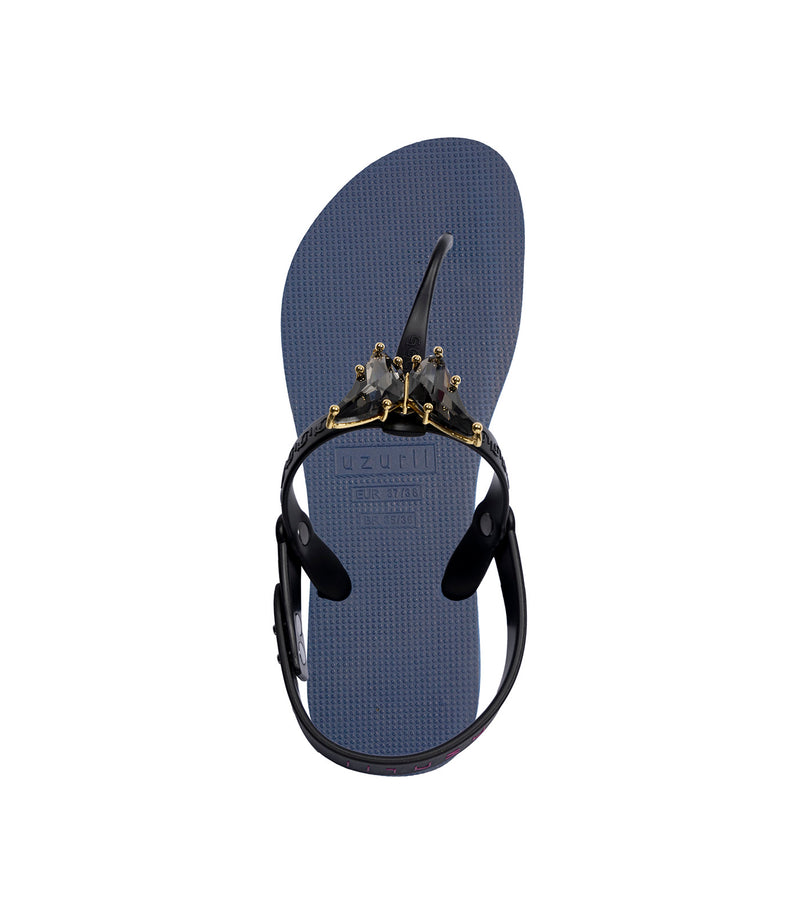 Selena Butterfly Silver - Marineblauw