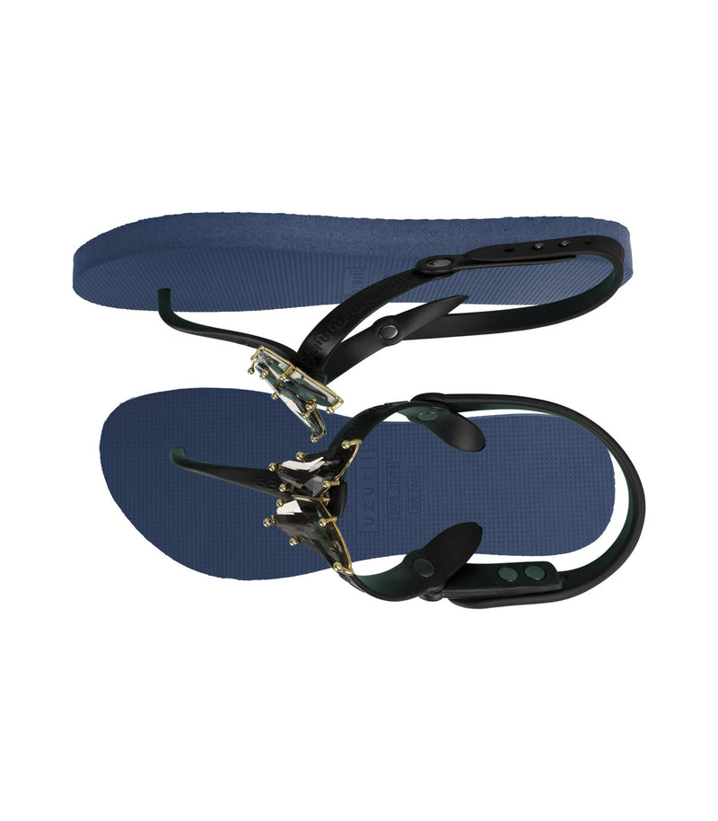 Selena Butterfly Silver - Marineblauw
