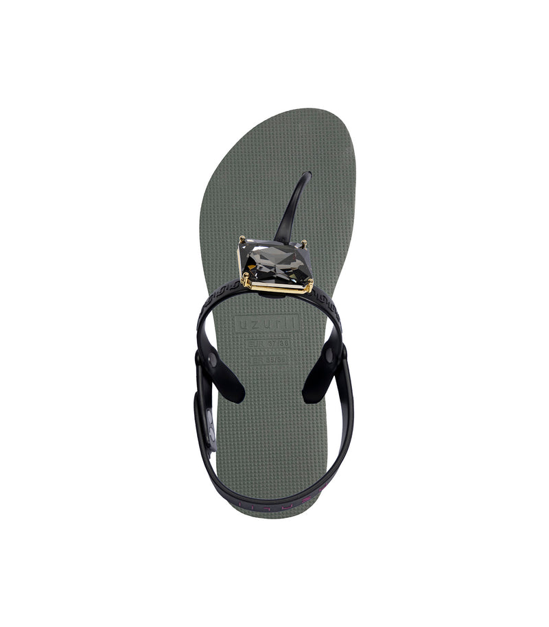 Selena Diamond Silver - Legergroen