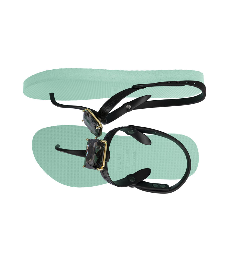Selena Diamond Silver - Mintgroen