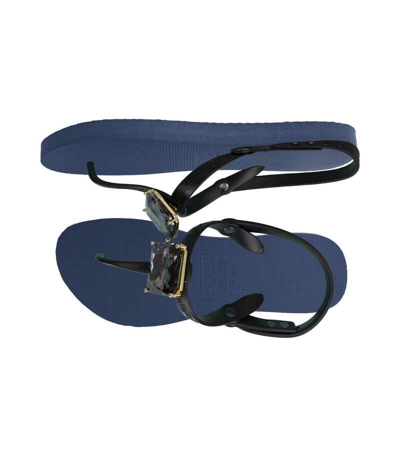 Selena Diamond Silver - Marineblauw