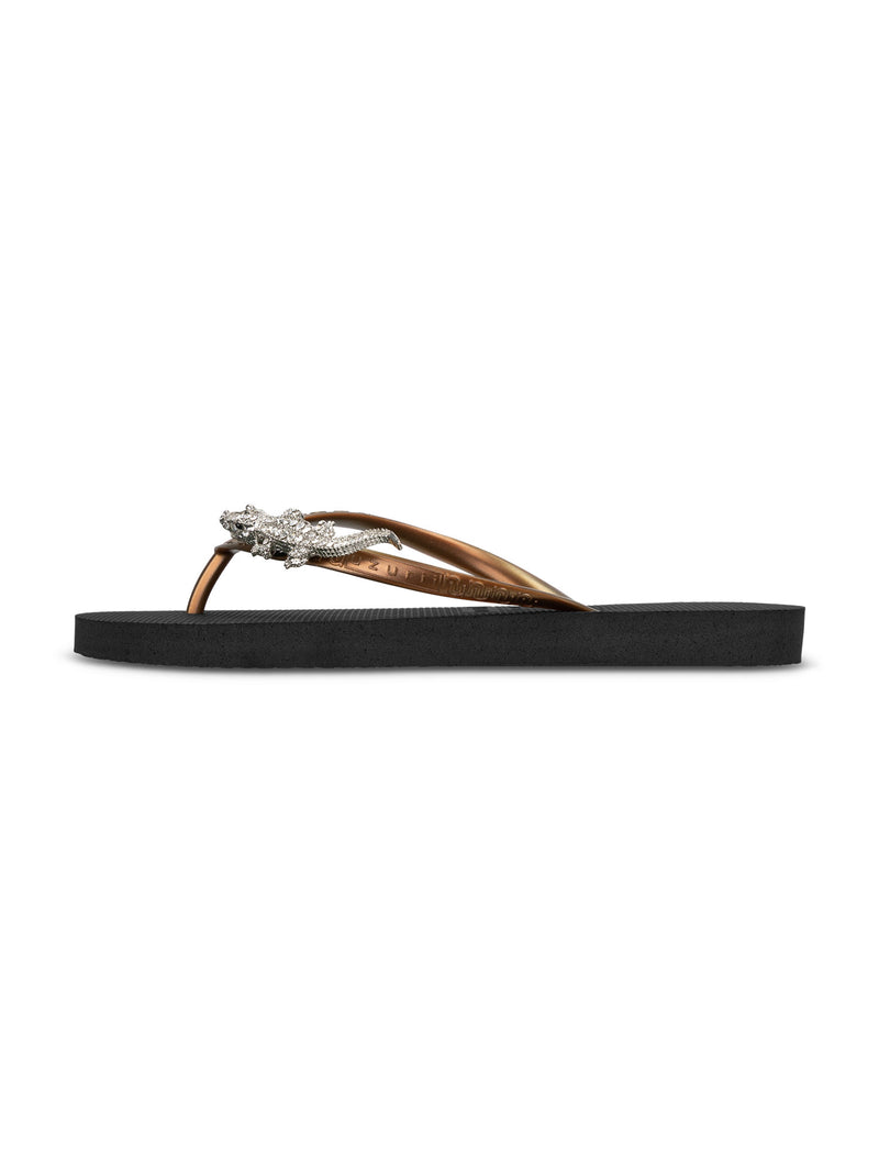 Silver Crocodile Switch - Zwart