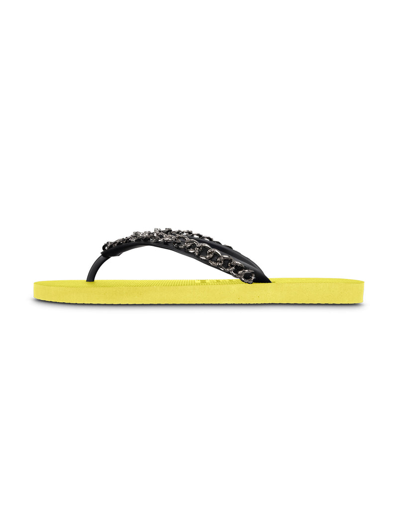 Silver Large - Neon Lime