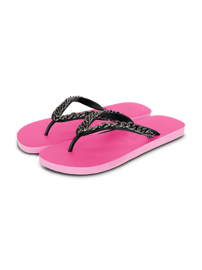 Silver Large - Neon Roze
