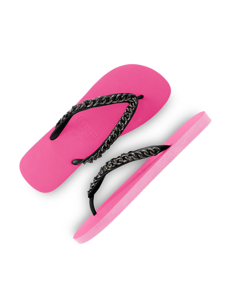 Silver Large - Neon Roze