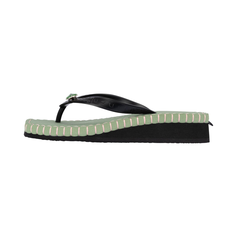 Stitched by S Mid Heel - Groen